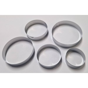 TWpcs14 set 5pz fustelle tonde per argilla