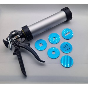 TWHEX-65 Trafila manuale cm.33 , uscita cm.5 con 6 sagome