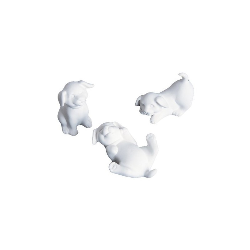 K1237 Set 3 cuccioli cm.8/10