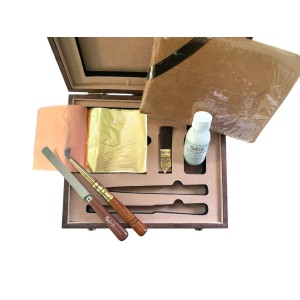 Cassetta in legno per doratura