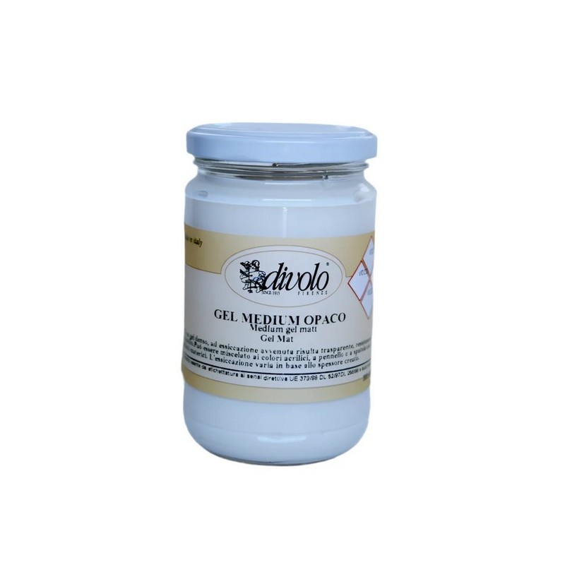 Gel medium opaco