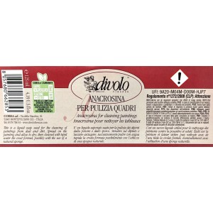 Anacrosina pulitore per quadri leggero