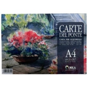 Album per acquerello A4 CARTA DEL PONTE 300 g/m^2