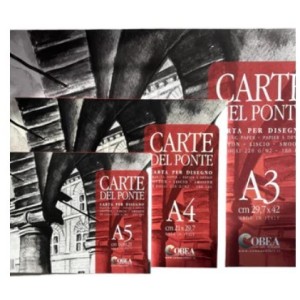 Album per Disegno A4 Cm.21.7x29.7 CARTA DEL PONTE 220 g/m^2