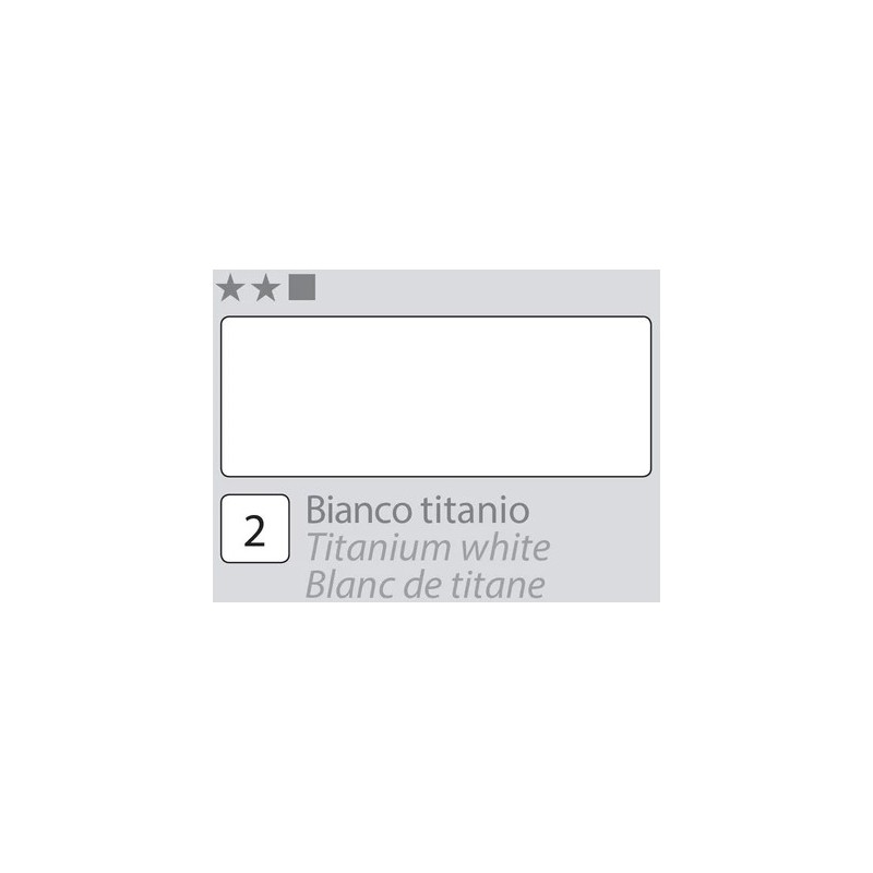 ACCADEMIA Colore Ad Olio - Bianco Titanio (02)