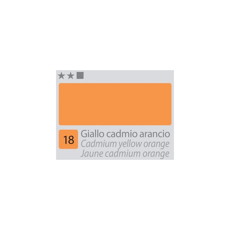 ACCADEMIA Colore Ad Olio - Giallo Cadmio Arancio (18)