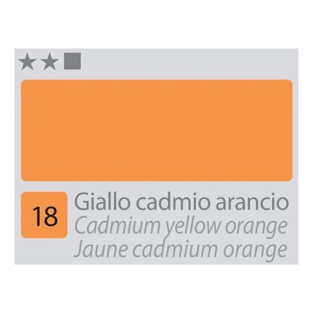 ACCADEMIA Colore Ad Olio - Giallo Cadmio Arancio (18)