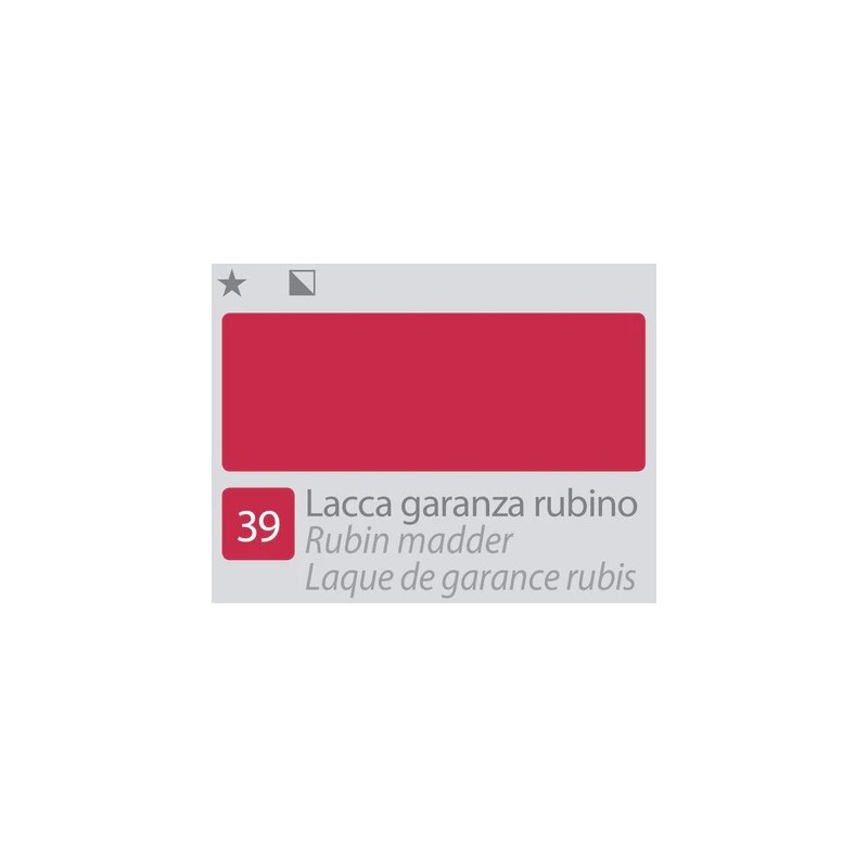 ACCADEMIA Colore Ad Olio - Lacca Garanza Rubino (39)