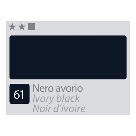 ACCADEMIA Colore Ad Olio - Nero Avorio (61)