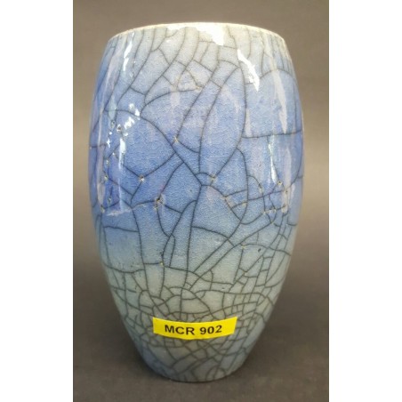 Mcr902 Cristallina Craclè Raku Blu medio