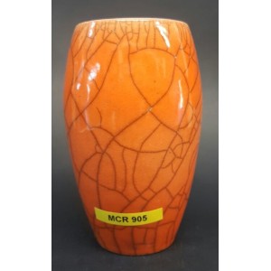 Mcr905 Cristallina Craclè Raku Arancio
