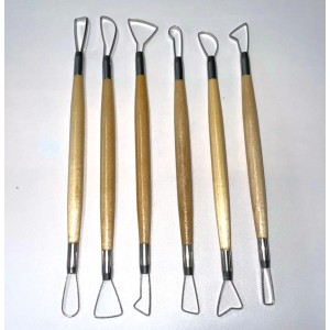 Mir 2 (Set 6 mirette modellazione cm.20/21 filo piatto tagliente)