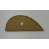 TWc-26/9 Spatola legno duro per ceramica cm.5,5x11