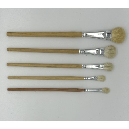 TW_P74S Pennello Bombato Piatto speciale per smalti e cristalline