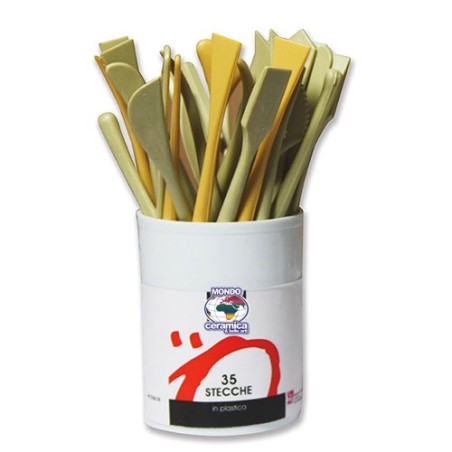 CW256/35 Barattolo 35 stecche in materiale acrilico cm.18