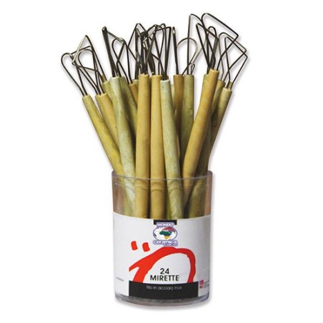 CW255.24 Barattolo 24 mirette in acciaio cm.20