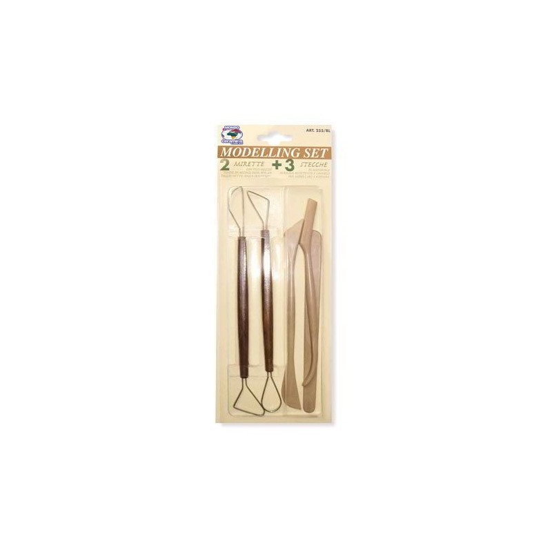 CW255/BL Blister 2 mirette cm.20 + 3 stecche