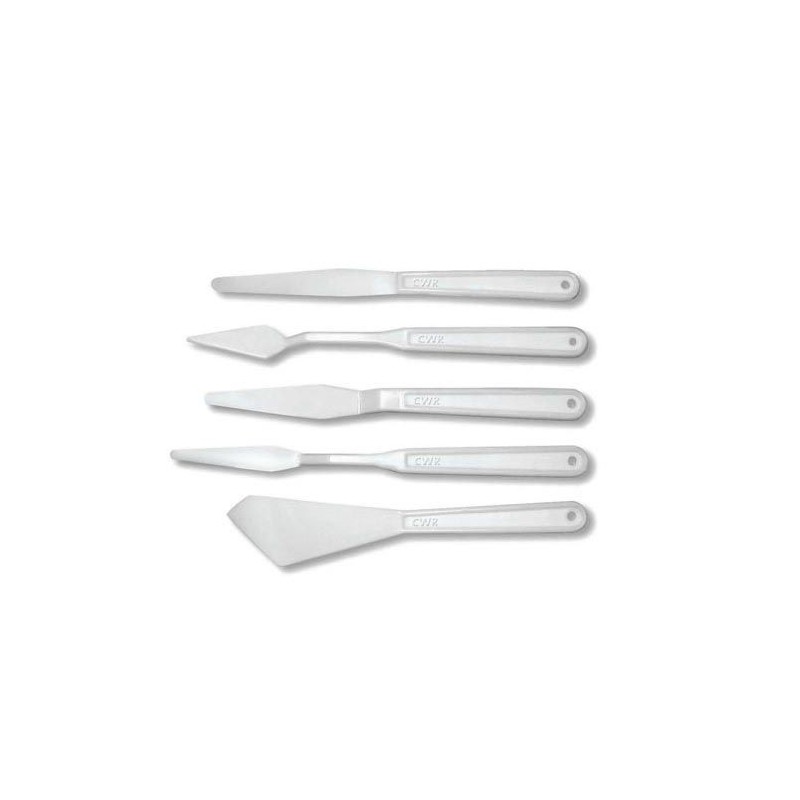 cw05224 Set 5 spatole in plastica