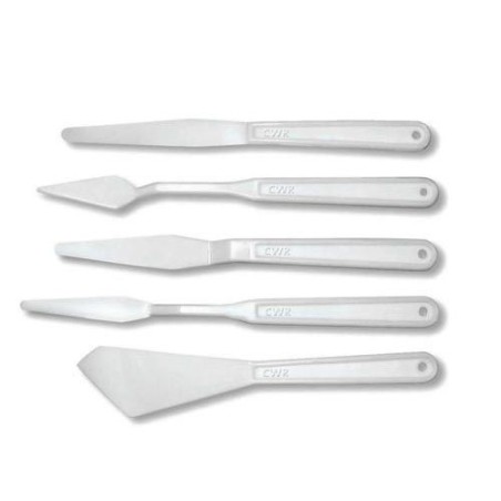 cw05224 Set 5 spatole in plastica