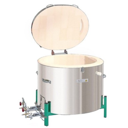 CBG 280 Forno gas ovale a pozzetto 1320°