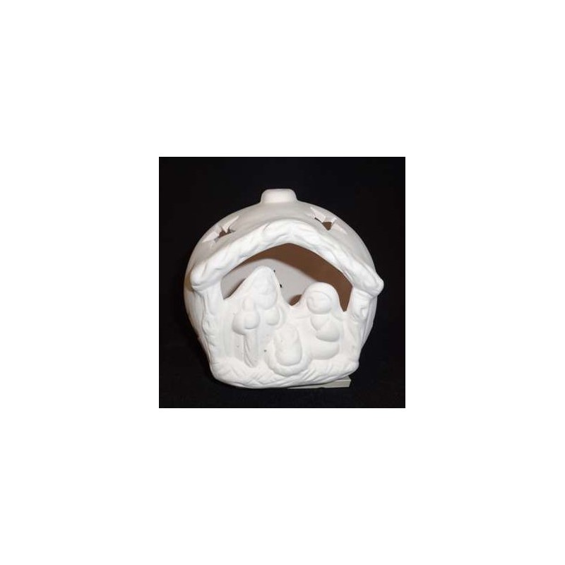 563.12 Presepe su sfera Natalizia cm.12