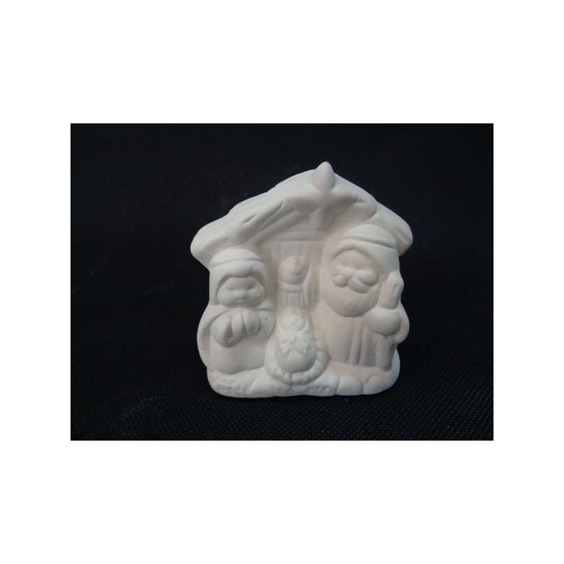 562.10 Presepe con capanna cm.10