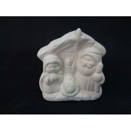 562.10 Presepe con capanna cm.10