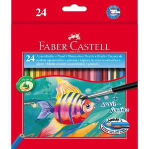 FC114425 MATITE COLORATE ACQUARELLABILI 24pz