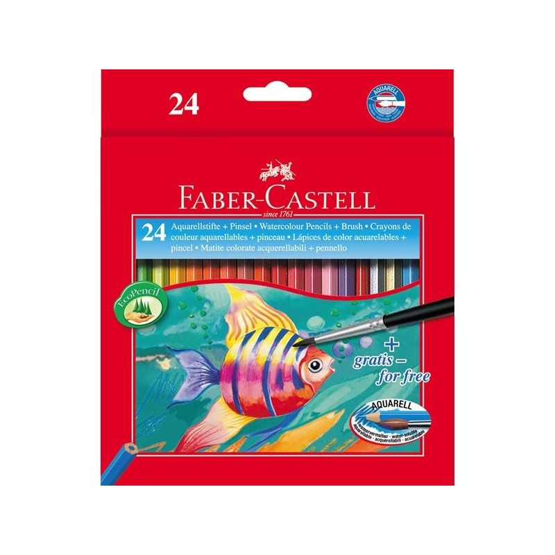 FC114425 MATITE COLORATE ACQUARELLABILI 24pz