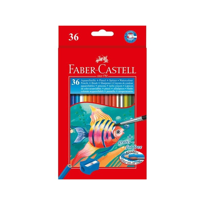 FC114437 MATITE COLORATE ACQUARELLABILI 36pz