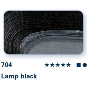 Lamp Black 704 - Olio Akademie Schmincke