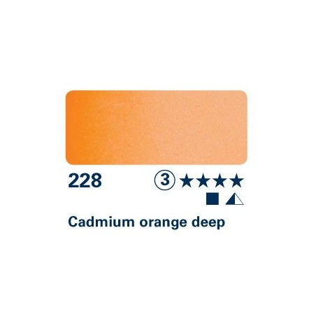 Arancio di Cadmio intenso 228 - Acquarello Horadam Schmincke