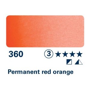 Rosso arancio permanente 360 - Acquarello Horadam Schmincke