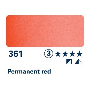 Rosso permanente 361 - Acquarello Horadam Schmincke