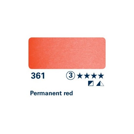 Rosso permanente 361 - Acquarello Horadam Schmincke