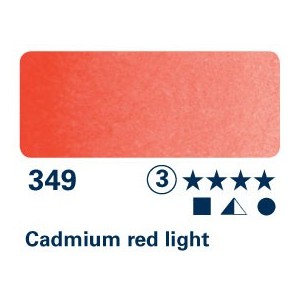 Rosso di cadmio chiaro 349 - Acquarello Horadam Schmincke