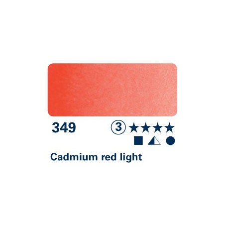 Rosso di cadmio chiaro 349 - Acquarello Horadam Schmincke