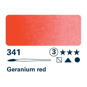 Rosso geranio 341 - Acquarello Horadam Schmincke