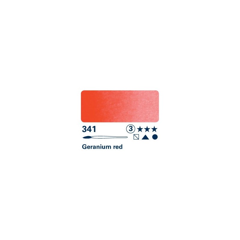 Rosso geranio 341 - Acquarello Horadam Schmincke