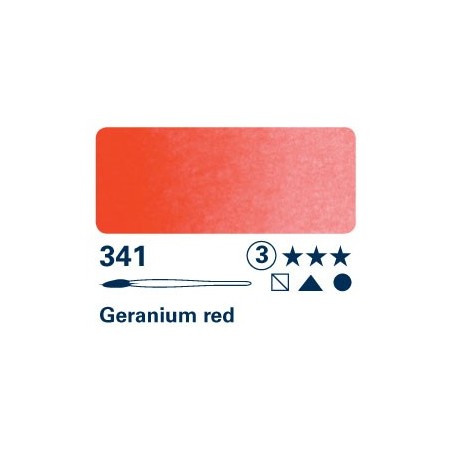 Rosso geranio 341 - Acquarello Horadam Schmincke