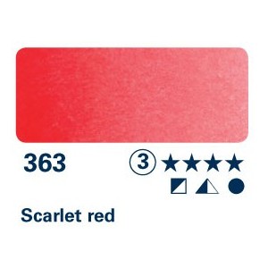 Rosso scarlatto 363 - Acquarello Horadam Schmincke