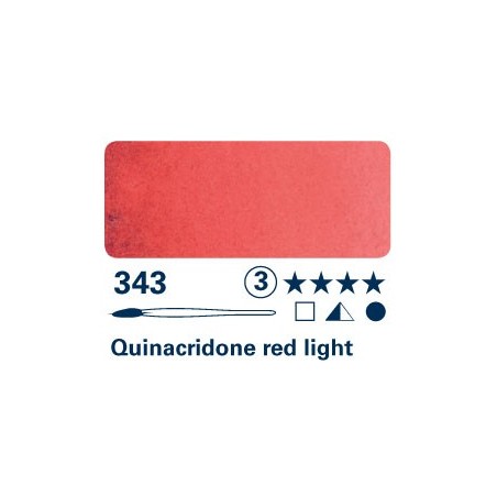 Rosso quinacridone chiaro 343 - Acquarello Horadam Schmincke