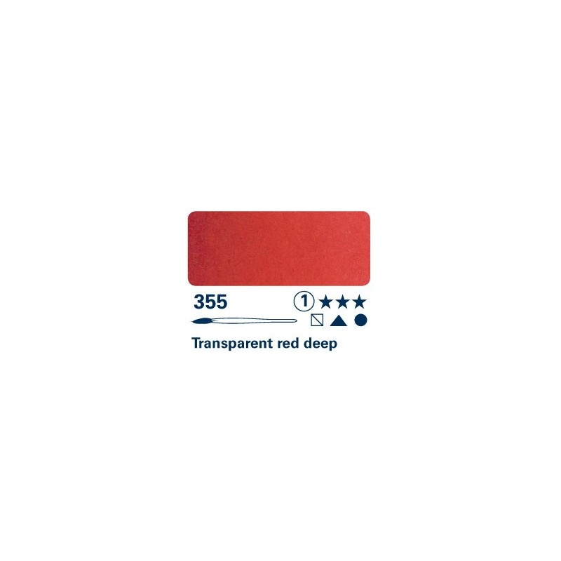 Rosso trasparente intenso 355 - Acquarello Horadam Schmincke