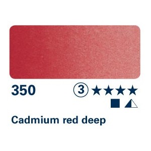 Rosso di cadmio intenso 350 - Acquarello Horadam Schmincke