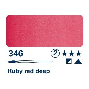 Rosso Rubino intenso 346 - Acquarello Horadam Schmincke