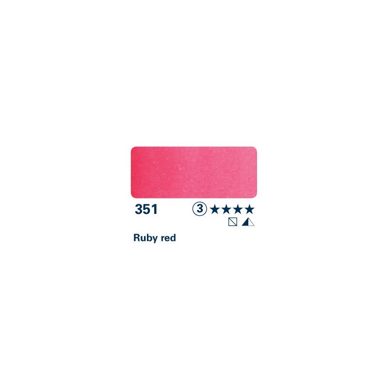 Rosso rubino 351 - Acquarello Horadam Schmincke