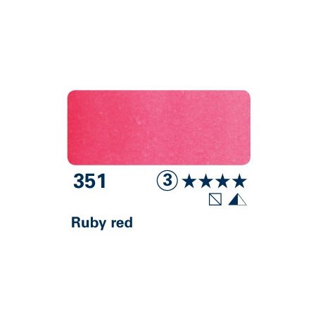 Rosso rubino 351 - Acquarello Horadam Schmincke