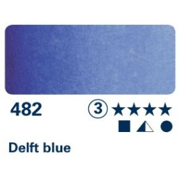 Blu di Delft 482 - Acquarello Horadam Schmincke