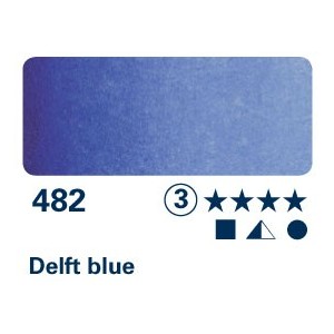 Blu di Delft 482 - Acquarello Horadam Schmincke
