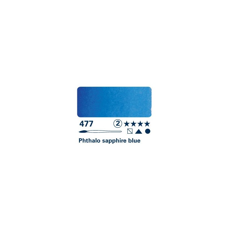 Ftalo blu zaffiro 477 - Acquarello Horadam Schmincke